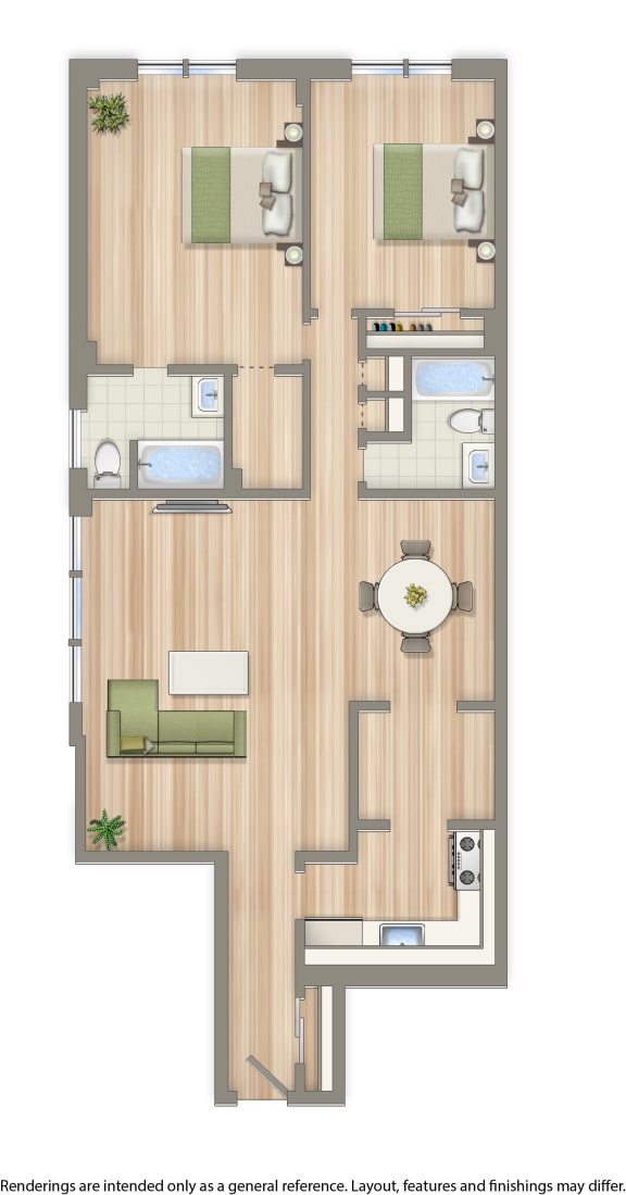 Floor Plans of Clarence House in Washington, DC